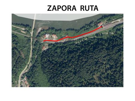 Popolna zapora ceste Ruta-100